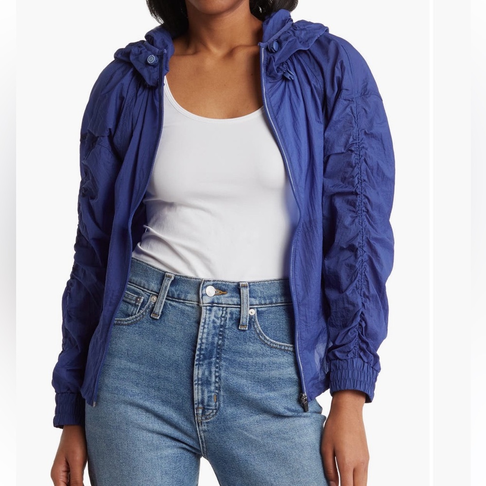 Max Studio Hooded Zip Jacket